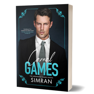 Book cover of 'Carnal Games' by Simran on a white background
