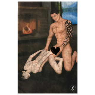 Kian and Iris - Illicit Games - NSFW Art Vellum